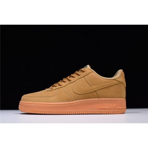 Nike Air Force 1 07 WB Flax/Flax-Gum Wheat Basketball Shoes AA4061-200