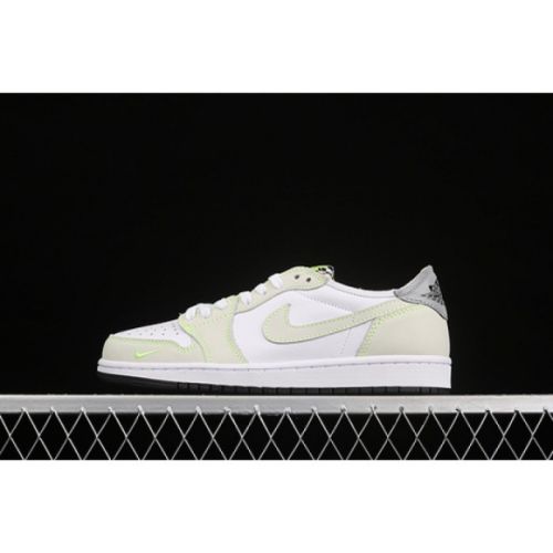 Jordan 1 Retro Low White Ghost Green Black DM7837-10R