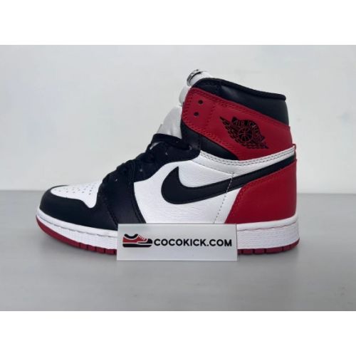 AIR JORDAN 1 High OG Black Toe white/ black-varsity red 555088-125