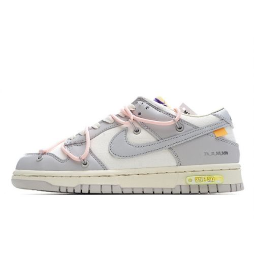 Nike Dunk Low Off-White Lot 24 DM1602-119 SAIL/NEUTRAL GREY-WASHED CORAL